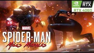 Spiderman Vs Upgraded Rhino Boss Fight  SpiderMan Miles Morales Full Gameplay [upl. by Xavier]