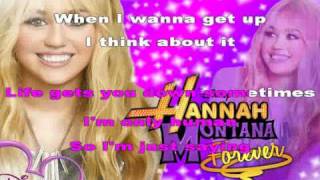 Im Still Good  Hannah Montana Karaoke [upl. by Leirbag]