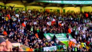 I just cant get enough Glasgow Celtic fans singing Green Bridage Celtic Ultras [upl. by Ahtabbat]