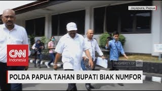 Polda Papua Tahan Bupati Biak Numfor [upl. by Alleahcim]