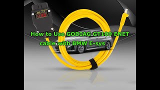 Testing GODIAG GT109 DOIP ENET Cable with BMW Esys  GodiagShopcom [upl. by Huntingdon]