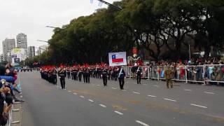 Argentina Bicentenario 2016  Banda militar de Chile [upl. by Haret74]