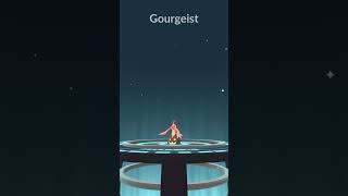 Getting a Gourgeist in Pokemon Go pokemon pokemongo pokémon [upl. by Newel534]