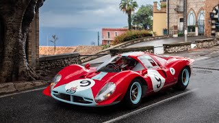 FERRARI 412P SUR ROUTE OUVERTE  😳RALLYE ULTRA PRIVE EN SICILE [upl. by Sanfo]