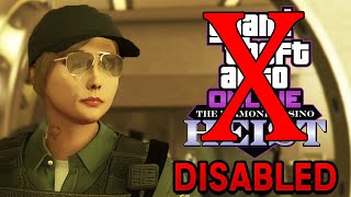 Fixed CASINO HEIST DISABLED For now  GTA Online [upl. by Lu230]