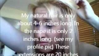 DIY How to make Hair Extensions  home with shrink tubing ShreenkE [upl. by Apps142]