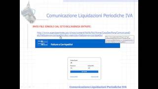 Comunicazione liquidazioni periodiche iva  Trasmissione telematica caso pratico  Multiattività [upl. by Sedecrem]