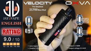 OXVA Velocity 21700 Box Mod Kit Review amp Unipro RBA Coil Build Oxva Raised The BAR [upl. by Huxley]