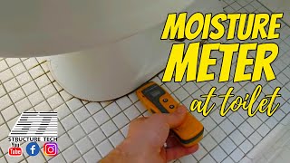 Moisture meter at toilet [upl. by Chansoo]