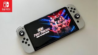 AEW FIGHT FOREVER Nintendo Switch OLED Gameplay [upl. by Nomahs]