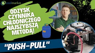 Odzysk czynnika chłodniczego metodą „pushpull” [upl. by Stanleigh]