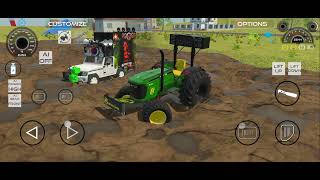 Jondher Tractor and Dj Dono Fass gaye Kichad Me Kichad se Bahar Kaise Nikale  trending gameplay [upl. by Vickey]