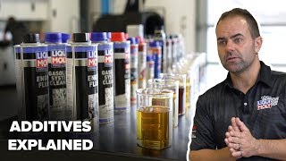 LIQUI MOLY Additives Explained  Engine Flush Injection Cleaner Cera Tec Valve Clean and More [upl. by Sandye644]