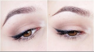 Easiest Winged Eyeliner Tutorial [upl. by Atinyl]