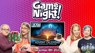 GameNight 24 Days of Christmas  Exit The Game Advent Calendar The Hunt for the Golden Book Day 8 [upl. by Eliak]