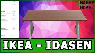 IKEA  IDÅSEN  Stabiler höhenverstellbarer Schreibtisch 160 x 80 cm  Produktvorstellung [upl. by Catima]