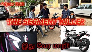 ☠️Yarum Yethir Parkatha 400CC killerTamilNS400ZPULSAR NS400 [upl. by Yelhs]