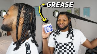 I USED HAIR GREASE FOR A MONTH [upl. by Asenad]