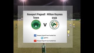 Newport Pagnell Town Reserves Vs MK Irish FC Reserves [upl. by Nauqes]