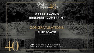 2023 Qatar Racing Breeders Cup Sprint  Elite Power [upl. by Kamal477]