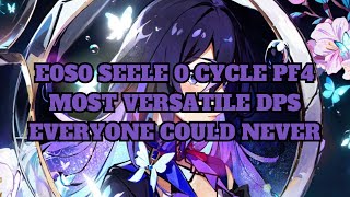 E0S0 Seele NoHit 0 Cycle the HARDEST Pure Fiction  Honkai Star Rail [upl. by Laeria]