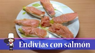 Endivias rellenas con salmón  Recetas Fáciles [upl. by Sitruk]