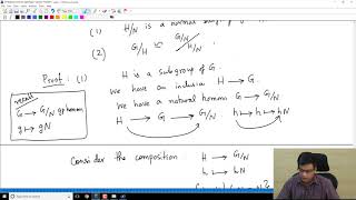 Lecture 23  Third isomorphism theorem [upl. by Donnenfeld452]