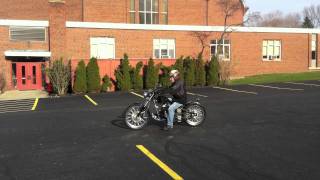 Tims 1st ride on a Cleveland CycleWerks Heist [upl. by Nainatrad]