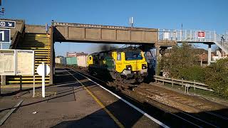 Trains at Millbrook Station nr Southampton 251117 [upl. by Odlaumor496]