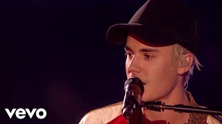 Justin Bieber  Love Yourself amp Sorry  Live at The BRIT Awards 2016 ft James Bay [upl. by Mairam]