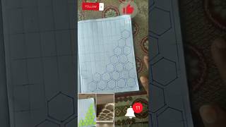 Draw new modren hexagon false ceiling design modernfalseceiling drawing homedesign roomsketcher [upl. by Serles]