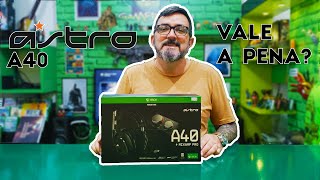 Astro A40 Unboxing e Review  Testes no Xbox SeriesX Astro A40 [upl. by Eugine579]