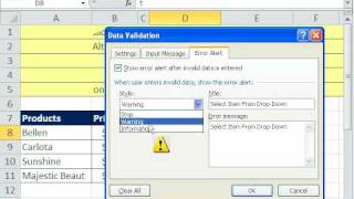 Excel Magic Trick 548 Data Validation DropDown List In A Cell Same Sheet or Different Sheet [upl. by Scribner477]