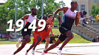 Erriyon Knighton 4TH FASTEST 200m EVER [upl. by Aneloc]