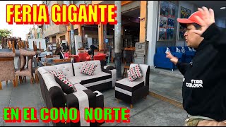 FERIA GIGANTE de MUEBLES ROPEROS CAMAS TOCADORES y más en el CONO NORTE solo FABRICANTES [upl. by Oloap393]