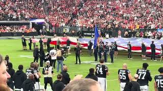 Raiders National Anthem  Mickey Thomas  October 28 2024 [upl. by Quartus]