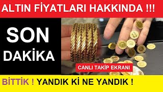 26 NİSAN 2024 ALTIN FİYATLARI BUGÜN NE KADAR GRAM ALTIN ÇEYREK ALTIN YARIM TAM ALTIN FİYATLARI [upl. by Yrrat80]