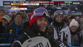 X Games Tignes 2013  Médaille dArgent pour Arthur Longo  Snowboard SuperPipe [upl. by Humfrey784]