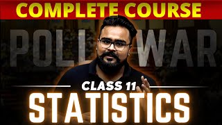 50 MCQ 🔥 STATISTICS class 11 COMPLETE COURSE REVISION  Economics by GAURAV JAIN [upl. by Neri]