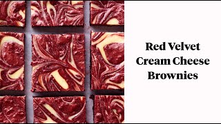 Red Velvet Cheesecake Brownies [upl. by Baldwin]