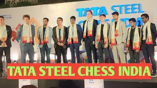 Tata Steel Chess India magnuscarlsen chess viditgujrathi praggnanandhaa vishwanathananand [upl. by Nnahtur116]