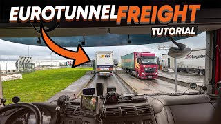 TRUCK DRIVERS TUTORIAL TO ENTER EUROTUNNEL CALAIS  part1 [upl. by Ole]