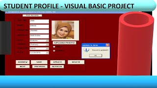 Visual Basic Project  STUDENT MANAGEMENT SYSTEM with photos stored in a database and retrieved [upl. by Leafar272]