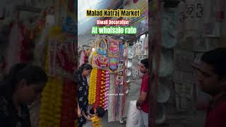 Diwali Decoration wholesale market malad market shorts trending viralshorts diwalispecial [upl. by Ethelbert242]