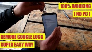 Remove Google Lock on Samsung galaxy S8 S8 Android 9 No PC [upl. by Ikcin]