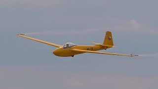 Letov LF7 Luňák Glider Aerobatics  Cheb Airshow 2022 [upl. by Dunning599]