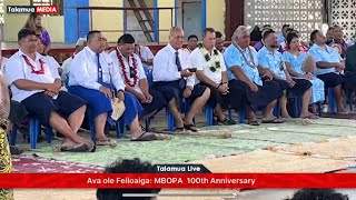 Ava ole Feiloaiga 100th Years Celebration  MBOPA Centennial Celebrations 19242024 [upl. by Gypsy]