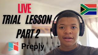 My Preply Trial Lesson Part 2 [upl. by Gatias]