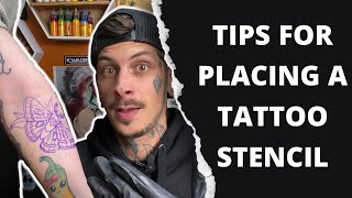 How To Apply A Perfect Tattoo Stencil [upl. by Divod]