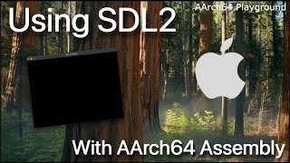 AArch64 Playground  Creating a Window using SDL2 in Assembly on Apple Silicon [upl. by Paola]